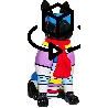 5490-statuette-sculpture-decorative-design-chien-assis-h100-en-resine-multicolore