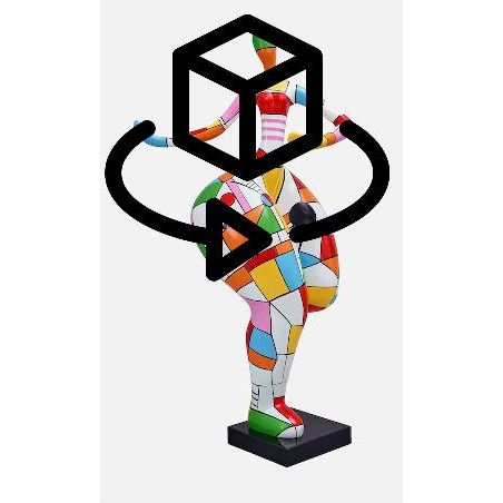5495-statue-sculpture-decorative-design-femme-arlequin-en-resine-multicolore