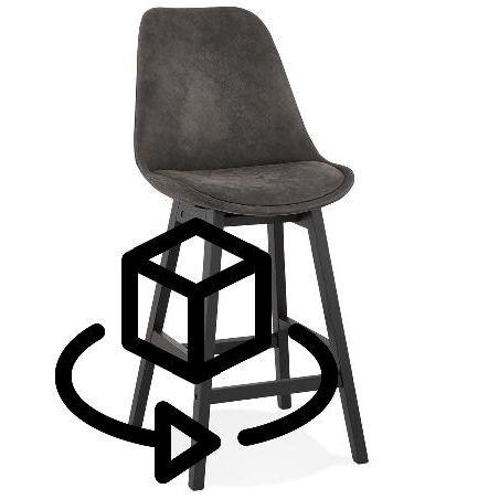 6694-tabouret-de-bar-mi-hauteur-vintage-en-microfibre-pieds-noirs-lily-mini-gris-fonce