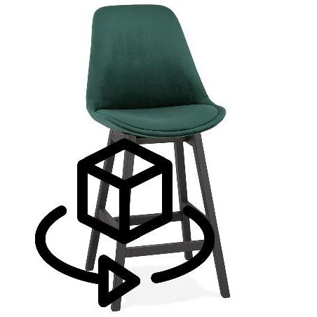 6735-tabouret-de-bar-mi-hauteur-design-en-velours-pieds-noirs-camy-mini-vert