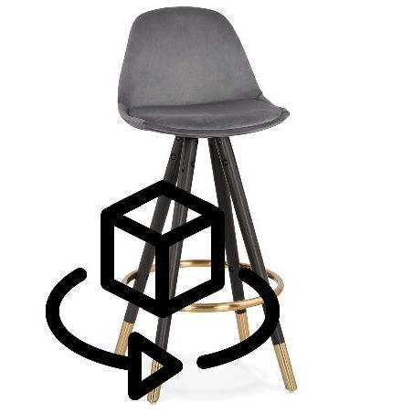 6744-tabouret-de-bar-mi-hauteur-design-en-velours-pieds-noirs-et-dores-neko-mini-gris