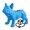 9290-statue-decorative-en-resine-bulldog-debout-h45-cm-l57-cm-bleu