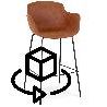 9534-tabouret-de-bar-design-avec-accoudoirs-en-microfibre-pieds-metal-noir-tanou-marron