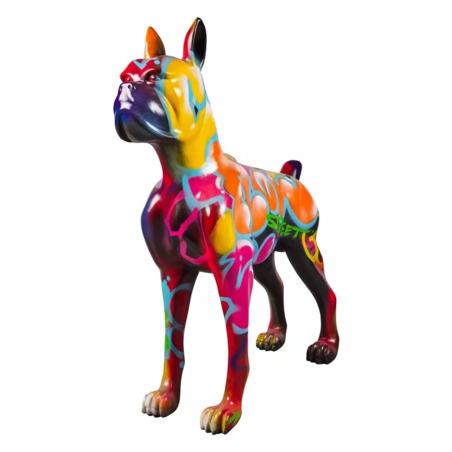 statue-sculpture-decorative-design-chien-debout-street-art-xxl-en-resine-h150-cm-multicolore